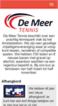 Mobile Screenshot of demeertennis.nl